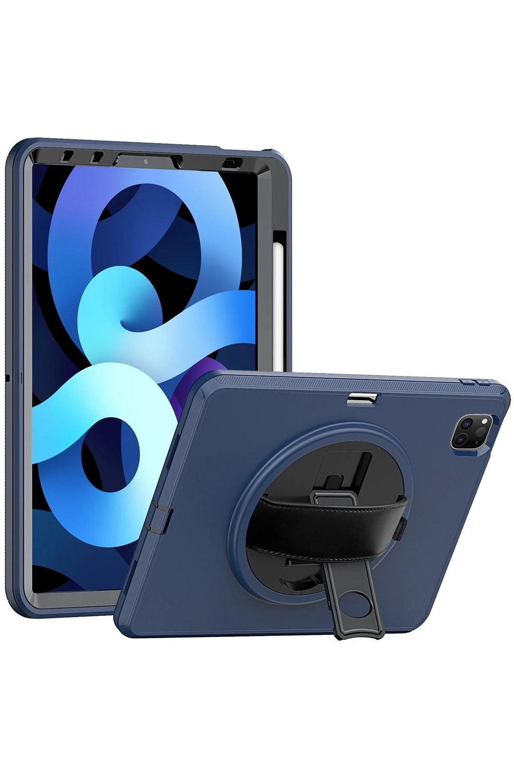 Mey İthalat® iPad Pro 11 (2018) Kılıf Hand Strap Tablet Kılıfı - Lacivert