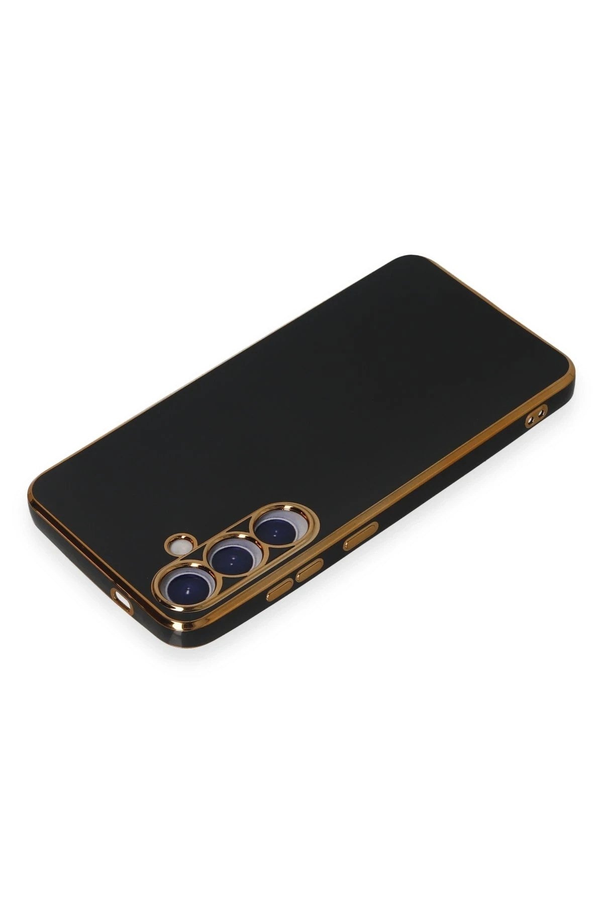 Mey İthalat® Samsung Galaxy S24 Plus Kılıf Volet Silikon - Siyah