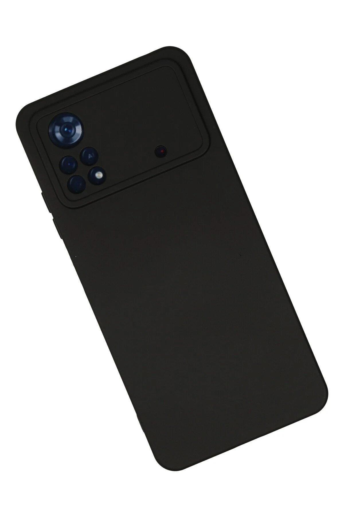 Mey İthalat® Poco X4 Pro 5G Kılıf Nano içi Kadife Silikon - Siyah