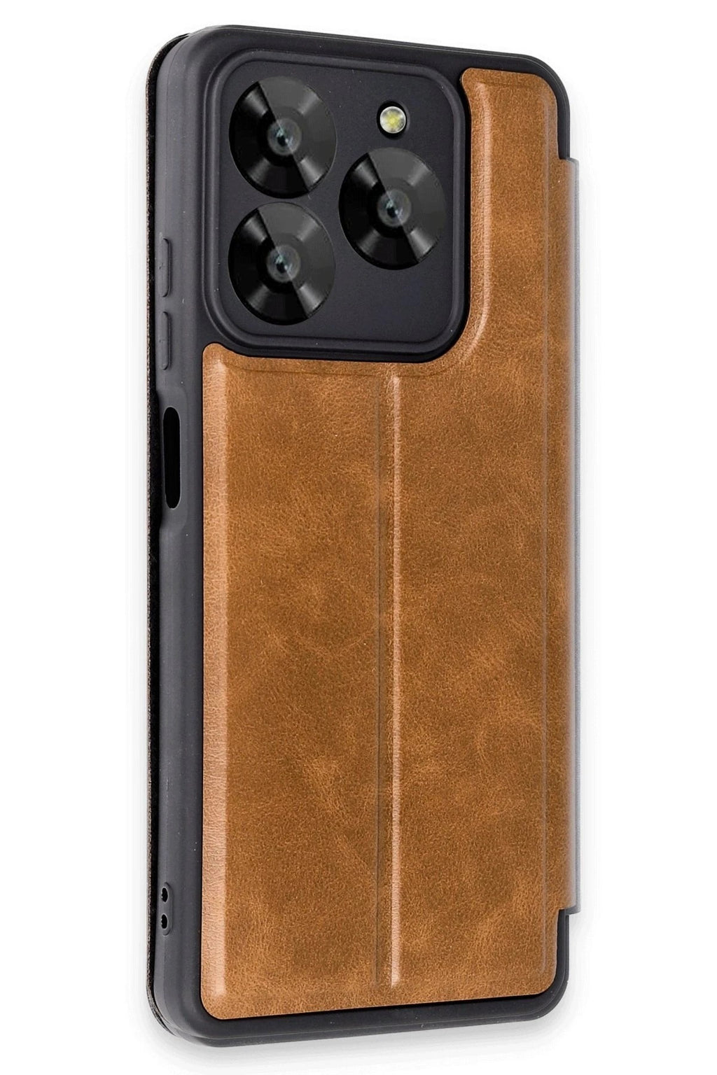 Mey İthalat® General Mobile Era 30 Kılıf Flip Cover - Taba