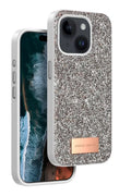 Mey İthalat® iPhone 15 Bright Simli Kapak - Gold