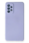 Mey İthalat® Samsung Galaxy A72 Kılıf Nano içi Kadife Silikon - Lila