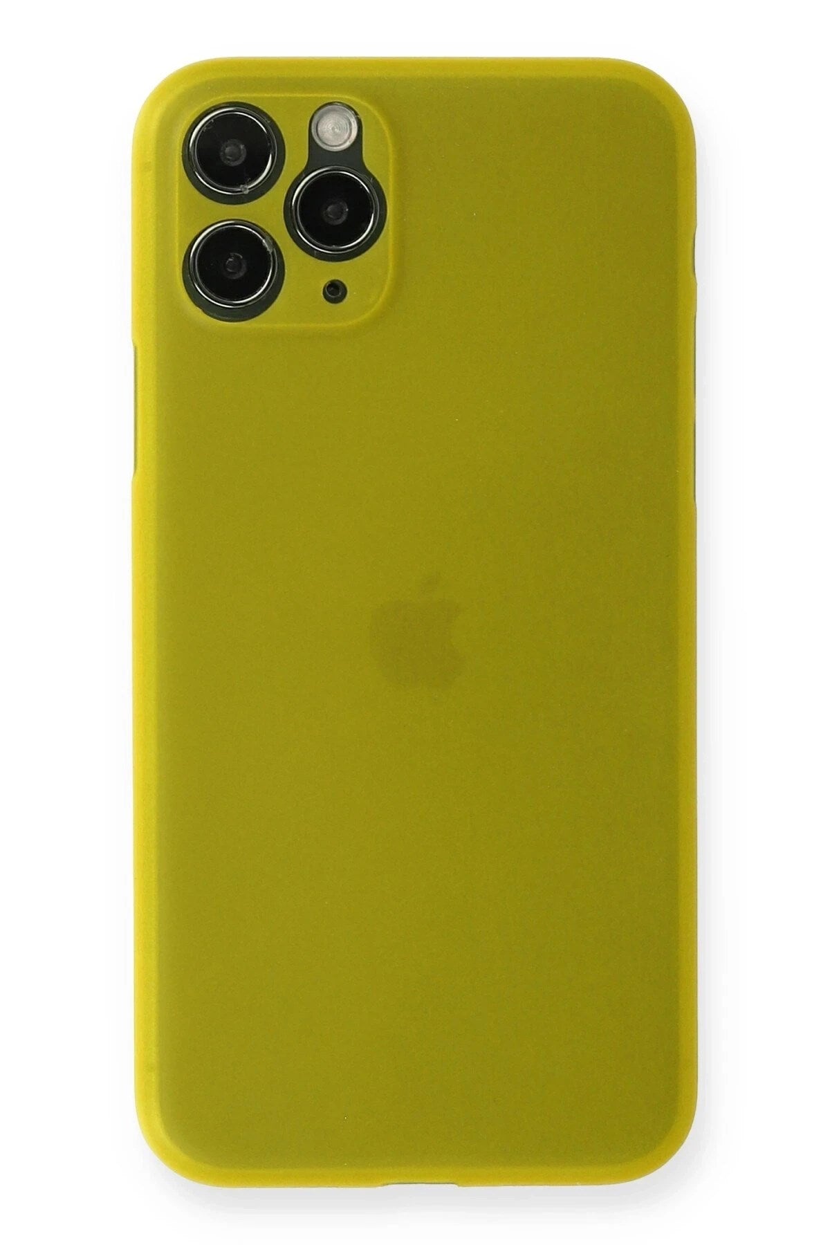 Mey İthalat® iPhone 11 Pro Kılıf PP Ultra İnce Kapak - Sarı