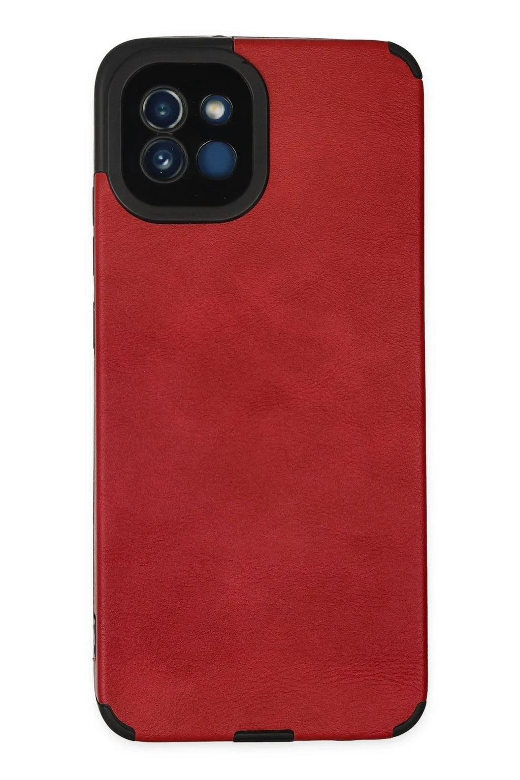 Mey İthalat® Samsung Galaxy A03 Kılıf Loop Deri Silikon - Kırmızı