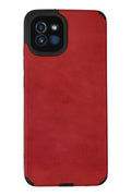 Mey İthalat® Samsung Galaxy A03 Kılıf Loop Deri Silikon - Kırmızı