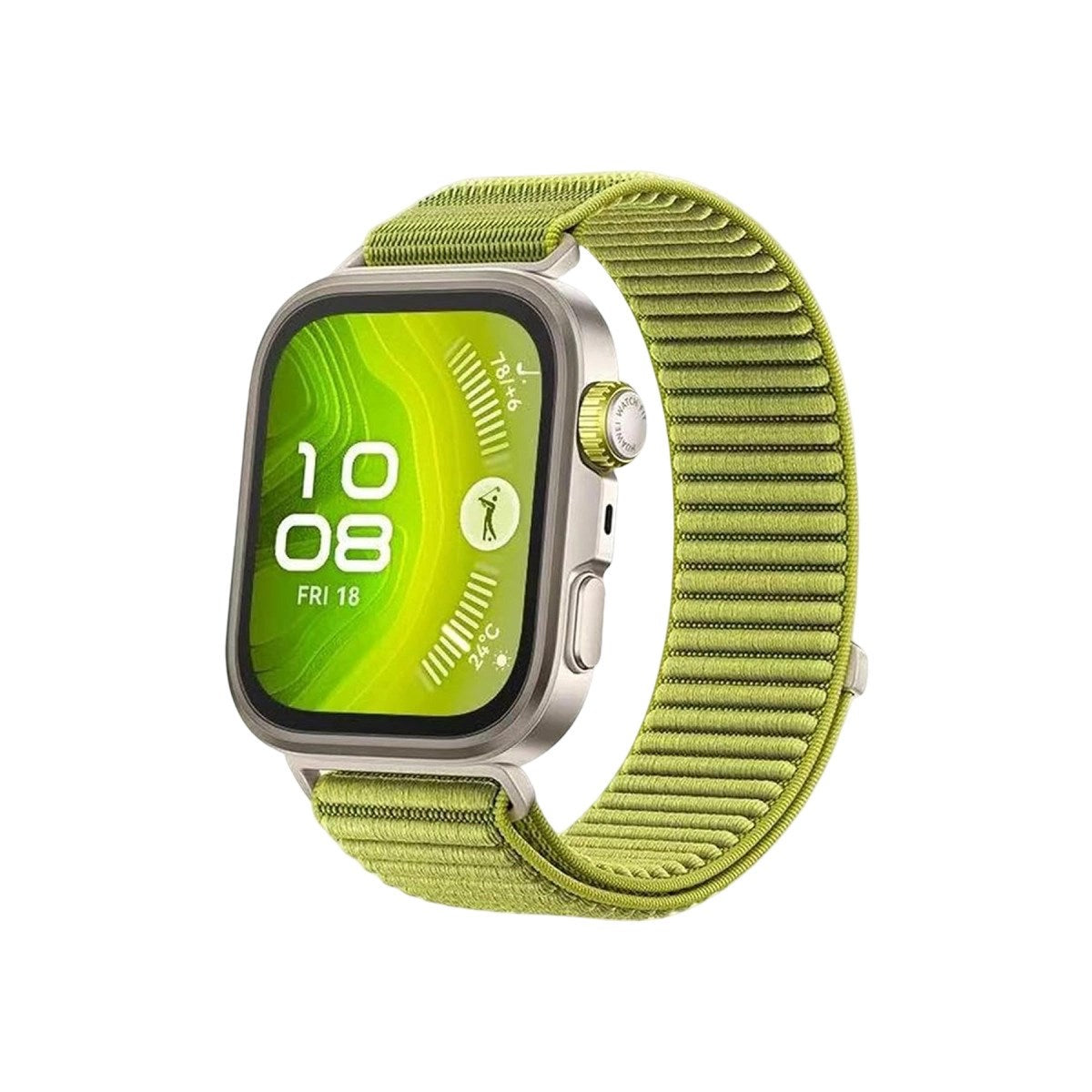 Mey İthalat® Huawei Fit 4 Braid Kordon - Açık Yeşil