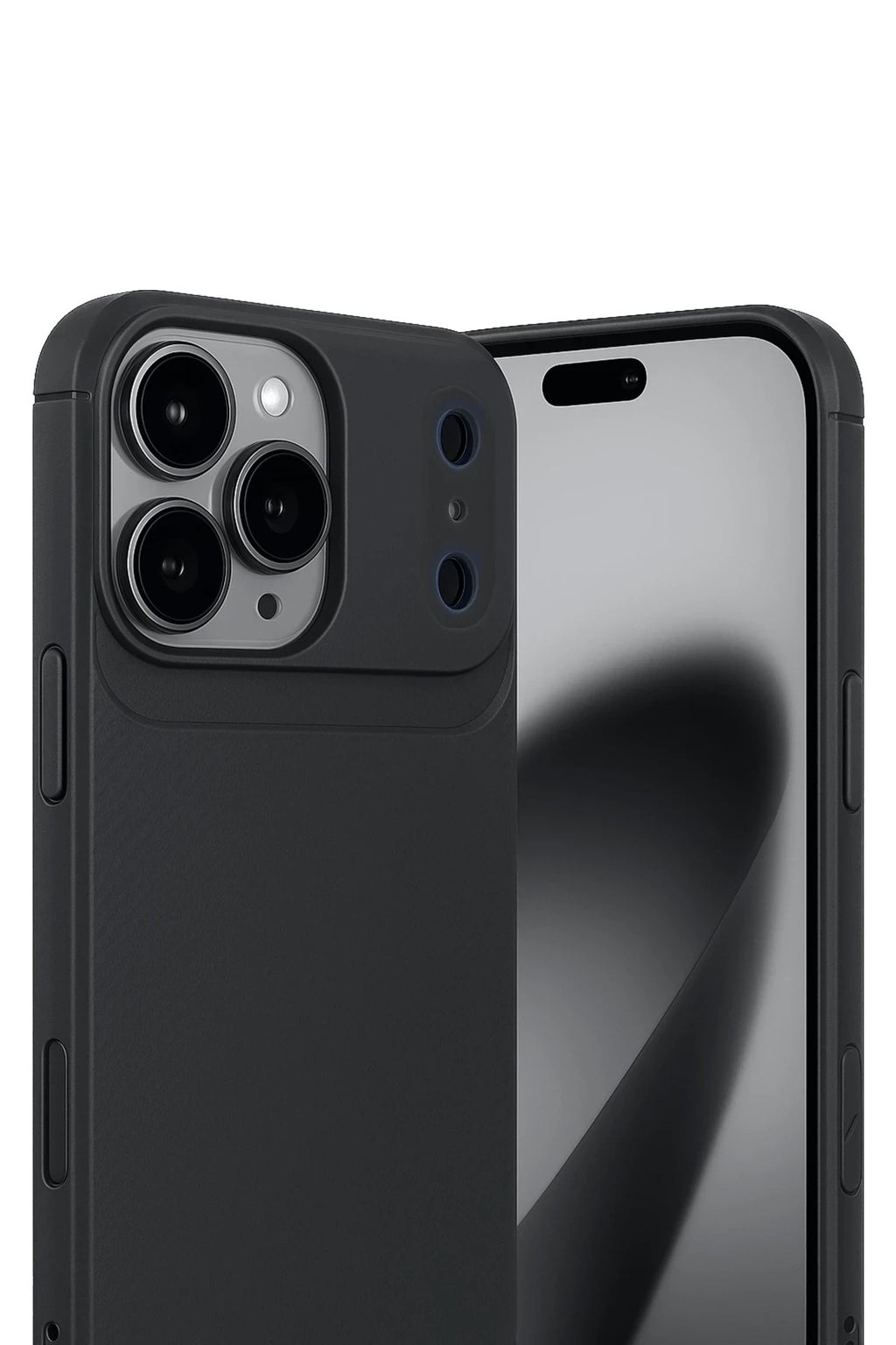 Mey İthalat® iPhone 17 Pro Max Auto Focus Karbon Kapak - Siyah