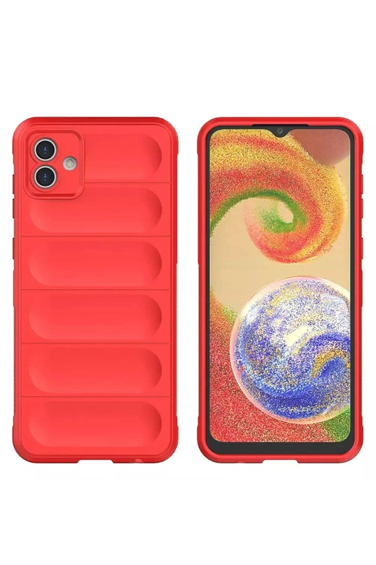 Mey İthalat® Samsung Galaxy A05 Kılıf Optimum Silikon - Kırmızı