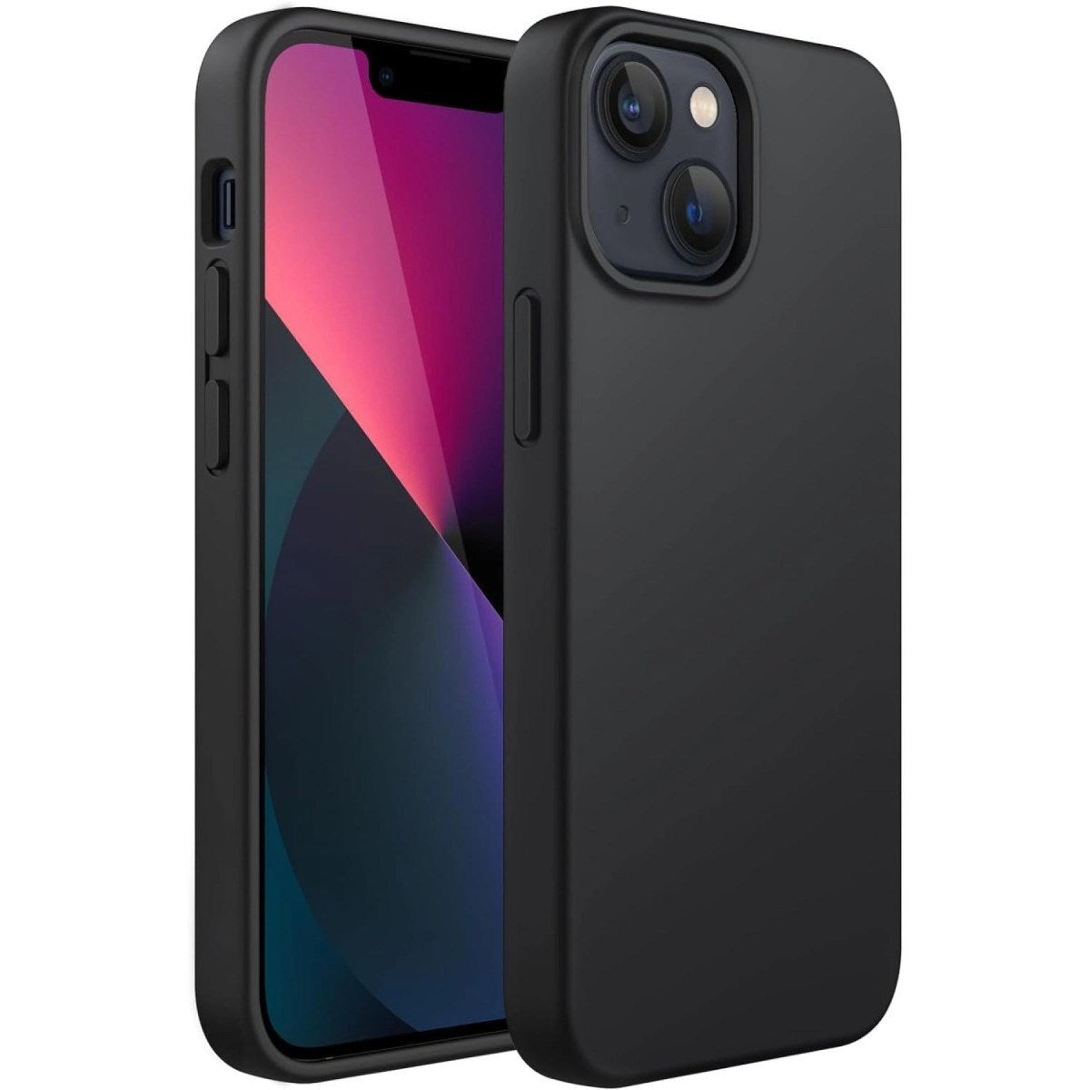 Mey İthalat® iPhone 14 Plus Kılıf First Silikon - Siyah