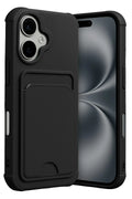 Mey İthalat® iPhone 17 Kelvin Kartvizitli Silikon - Siyah