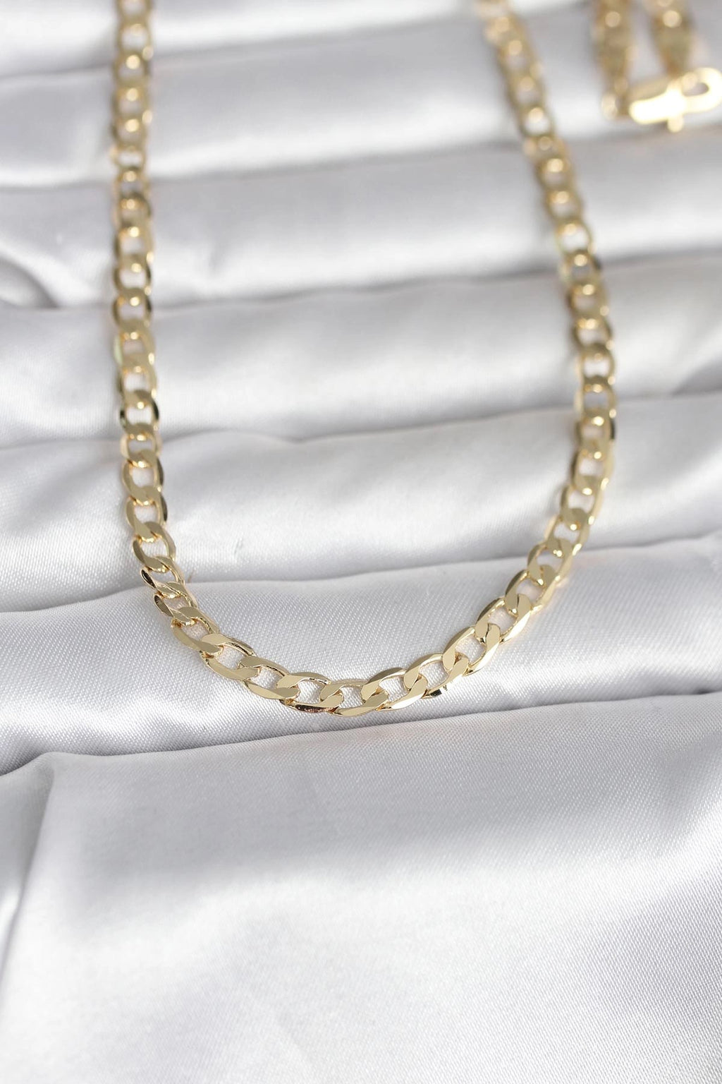 Mey İthalat® CM 14K Gold Renk Kalın Zincir Model 60 cm Kadın Kolye