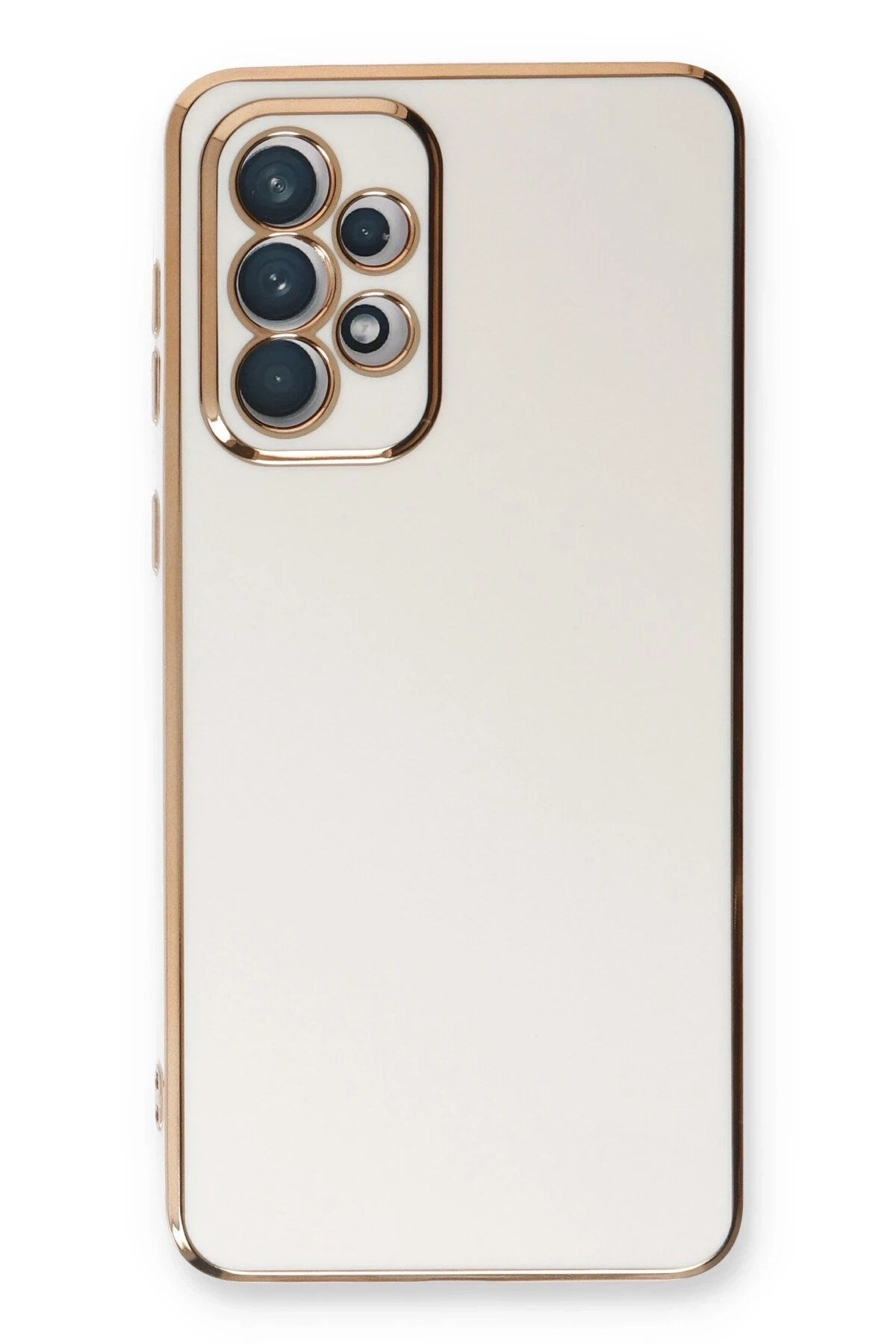 Mey İthalat® Samsung Galaxy A33 5G Kılıf Volet Silikon - Beyaz