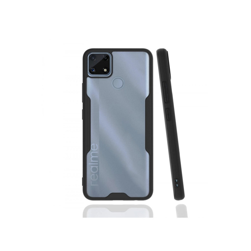 Mey İthalat® Realme C25 Kılıf Platin Silikon - Siyah