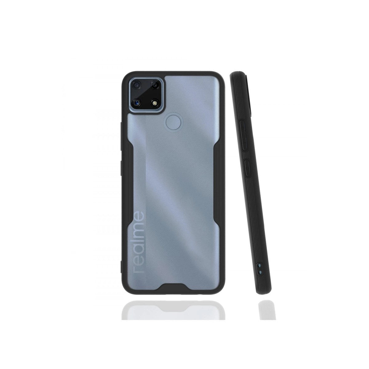 Mey İthalat® Realme C25 Kılıf Platin Silikon - Siyah