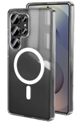 Mey İthalat® Samsung Galaxy S25 Ultra Kılıf Magneticsafe Şeffaf Silikon - Şeffaf