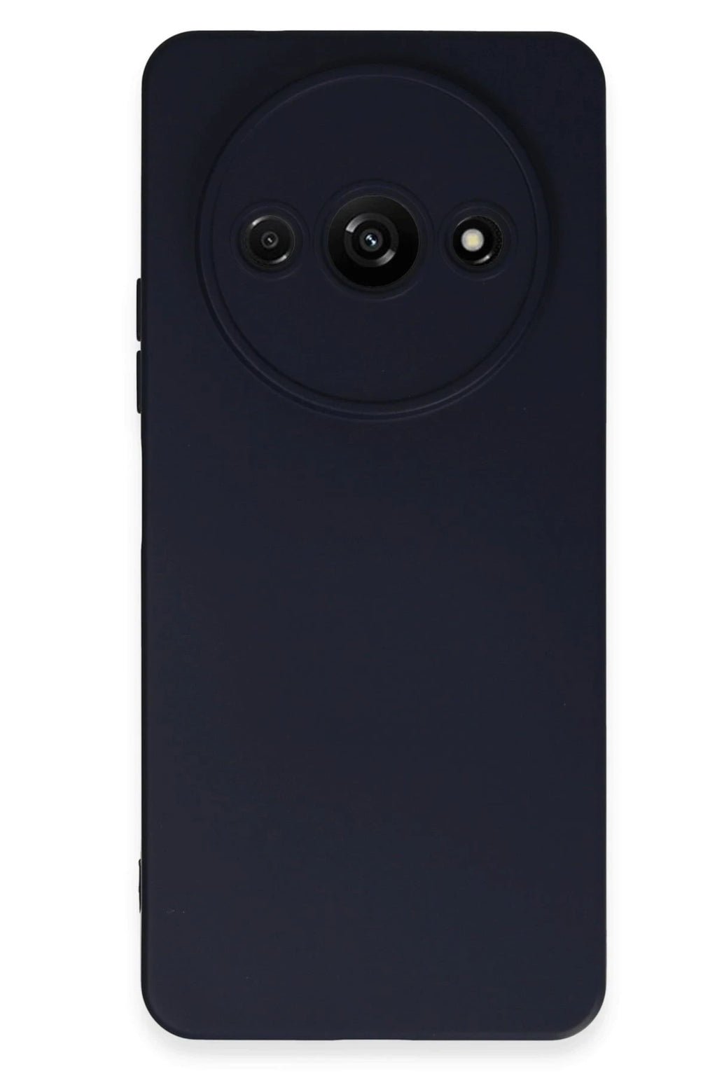 Mey İthalat® Redmi A3 4G Kılıf Nano içi Kadife Silikon - Lacivert