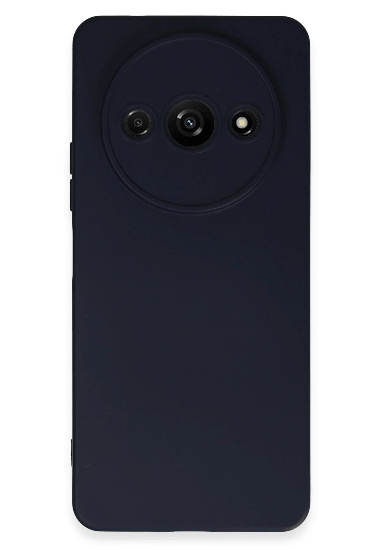 Mey İthalat® Redmi A3 4G Kılıf Nano içi Kadife Silikon - Lacivert