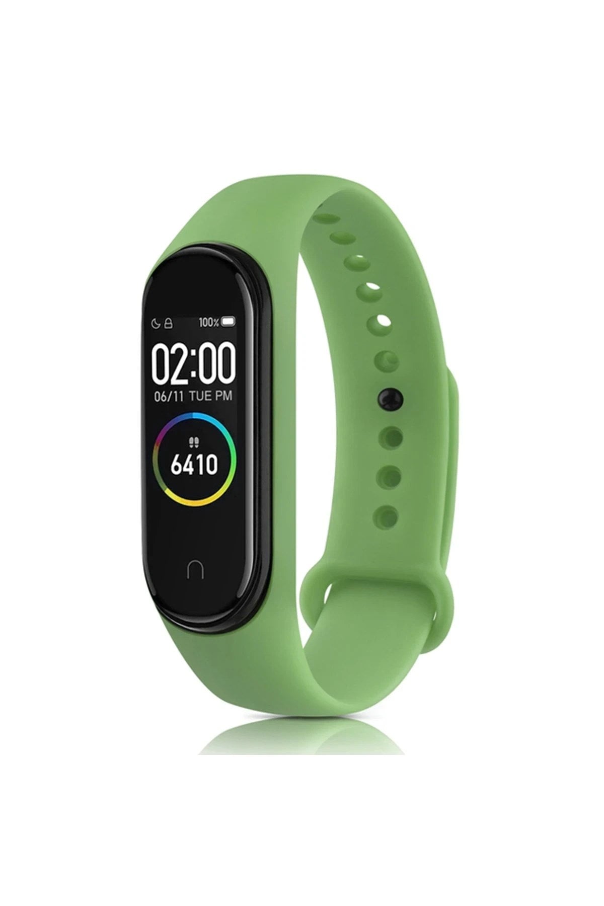 Mey İthalat® Mi Band 7 Klasik Kordon - Açık Yeşil