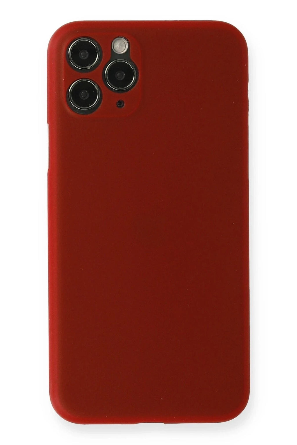 Mey İthalat® iPhone 11 Pro Max Kılıf PP Ultra İnce Kapak - Kırmızı
