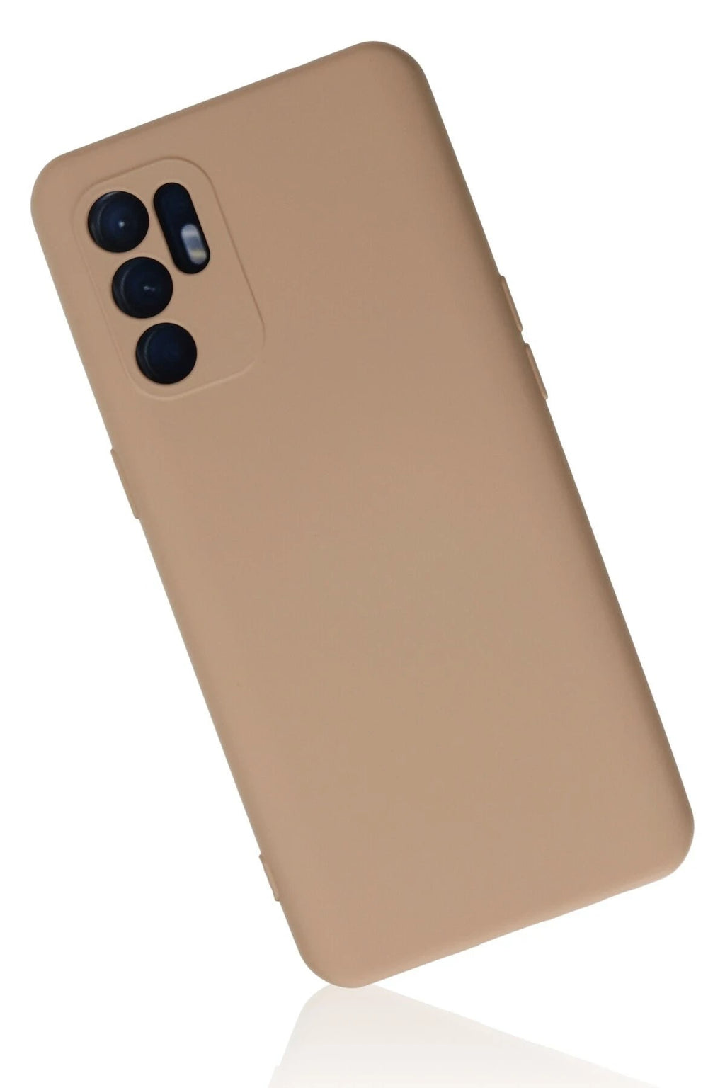 Mey İthalat® Reno 6 Kılıf Nano içi Kadife Silikon - Pudra