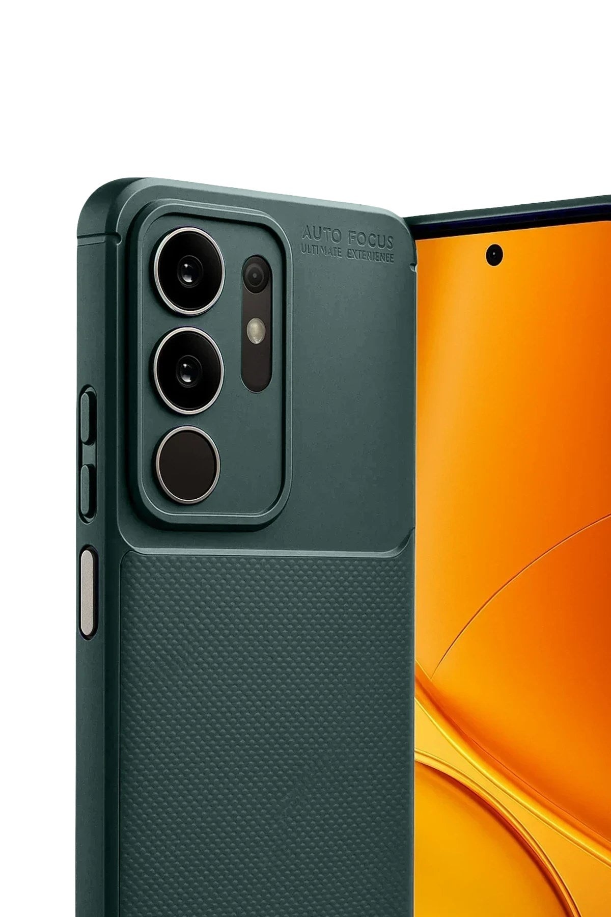 Mey İthalat® Vivo Y29 4G Auto Focus Karbon Kapak - Koyu Yeşil