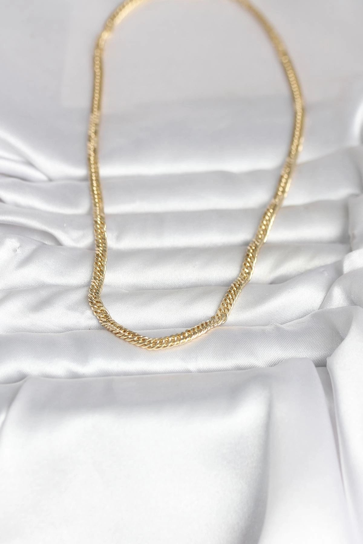 Mey İthalat® CM 14K Gold Renk Zincir Model 45 cm Kadın Kolye