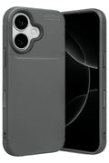 Mey İthalat® iPhone 17 Auto Focus Karbon Kapak - Gri