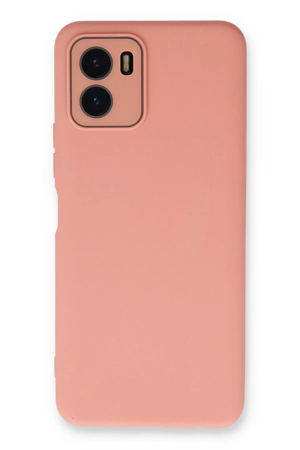 Mey İthalat® Vivo Y15S Kılıf Lansman Glass Kapak - Pembe