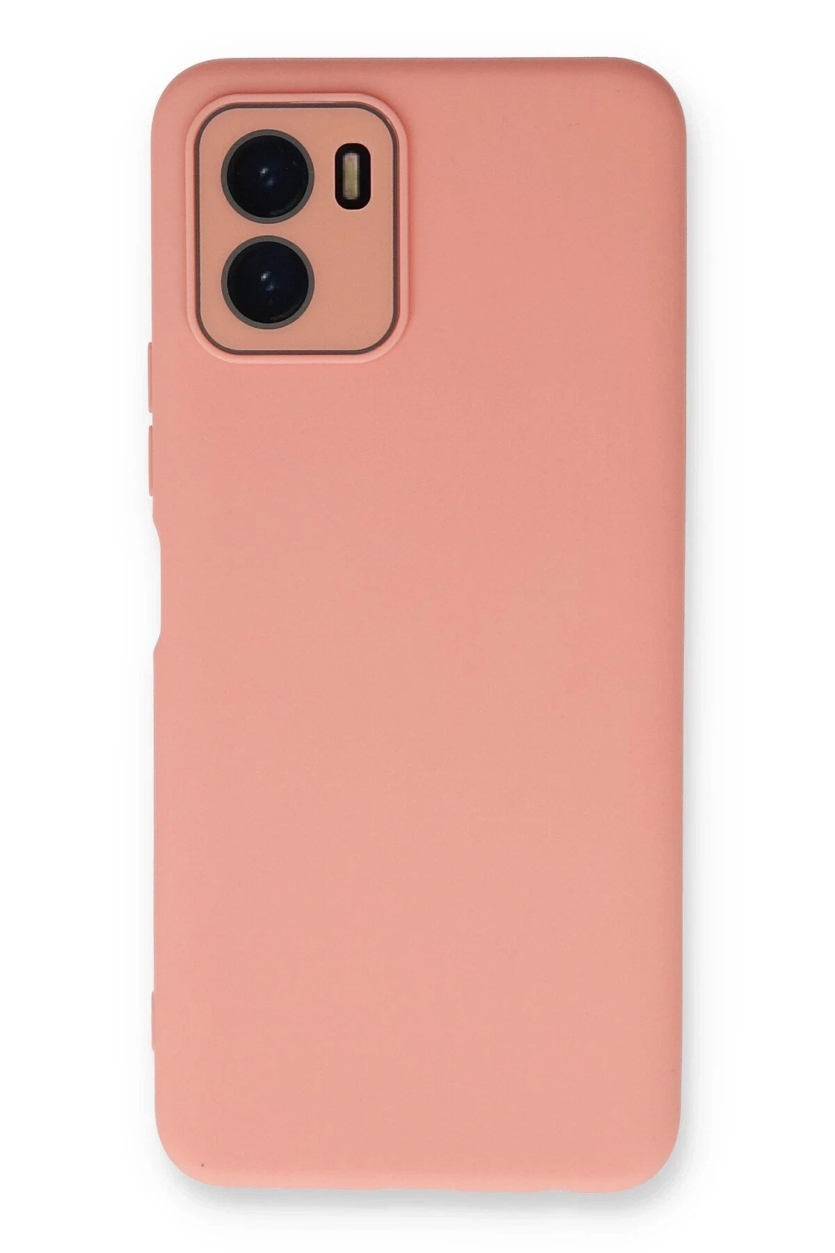 Mey İthalat® Vivo Y15S Kılıf Lansman Glass Kapak - Pembe