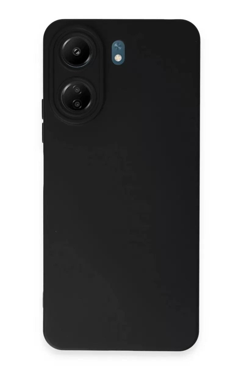 Mey İthalat® Redmi 13C Kılıf Nano içi Kadife Silikon - Siyah