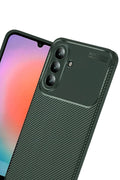 Mey İthalat® Samsung Galaxy A37 5G Auto Focus Karbon Kapak - Koyu Yeşil