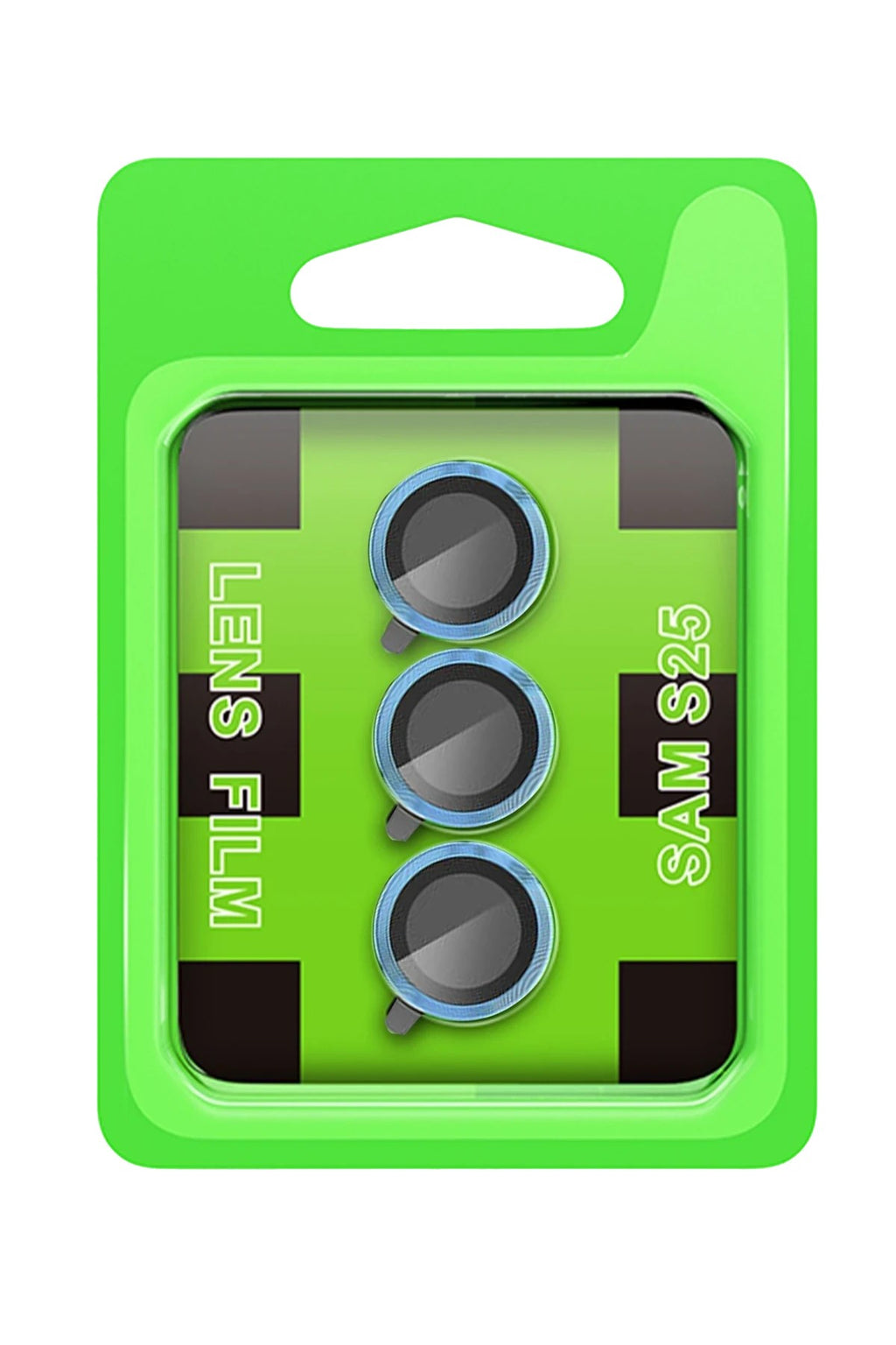Mey İthalat® Samsung Galaxy S25 Plus Raze Metal Kamera Lens - Mavi