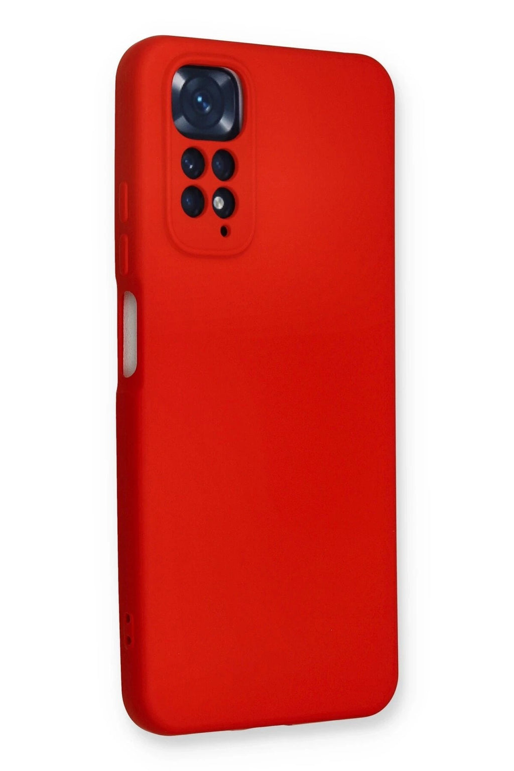 Mey İthalat® Redmi Note 11 Kılıf Nano içi Kadife Silikon - Kırmızı