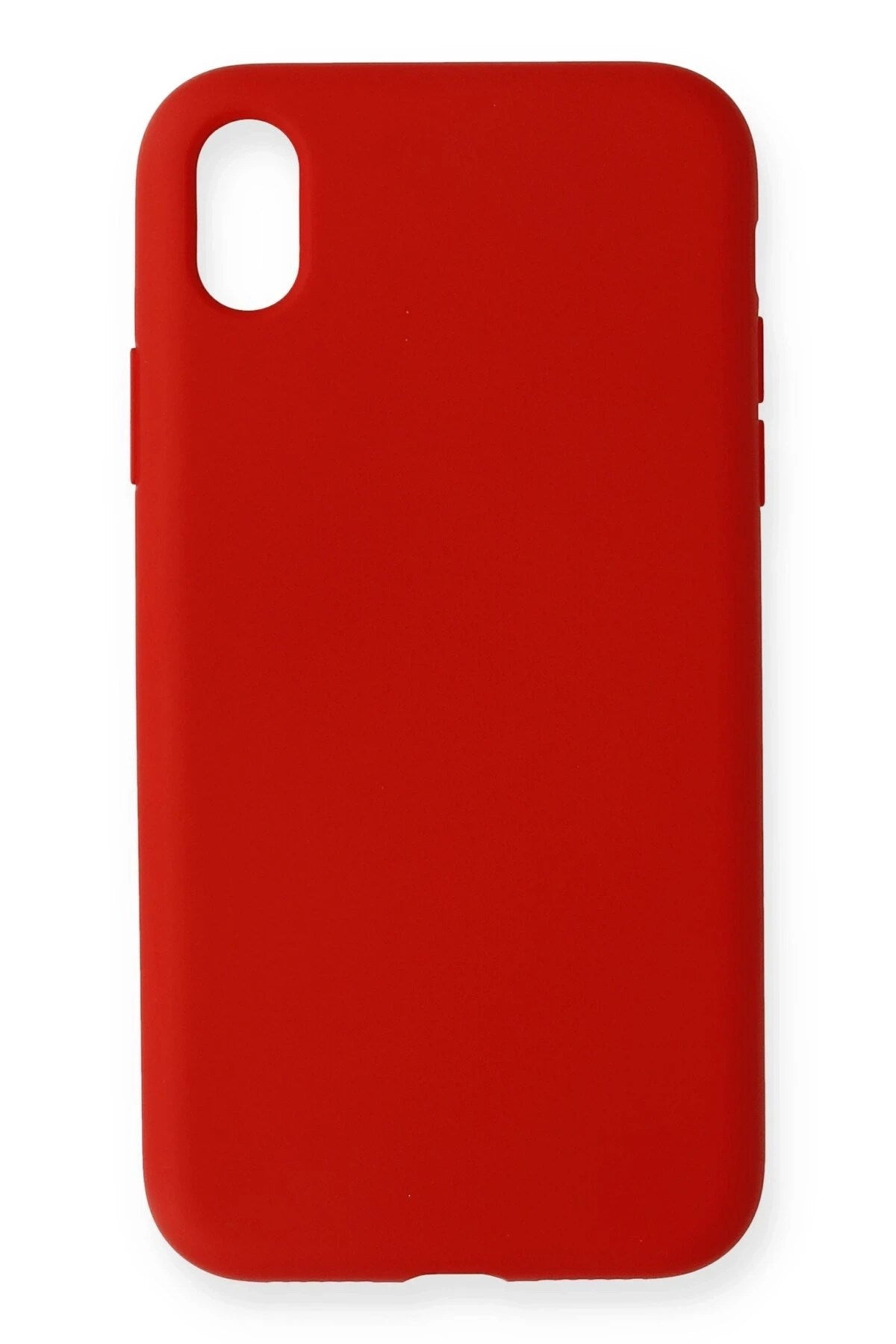 Mey İthalat® iPhone XR Kılıf Nano içi Kadife Silikon - Kırmızı