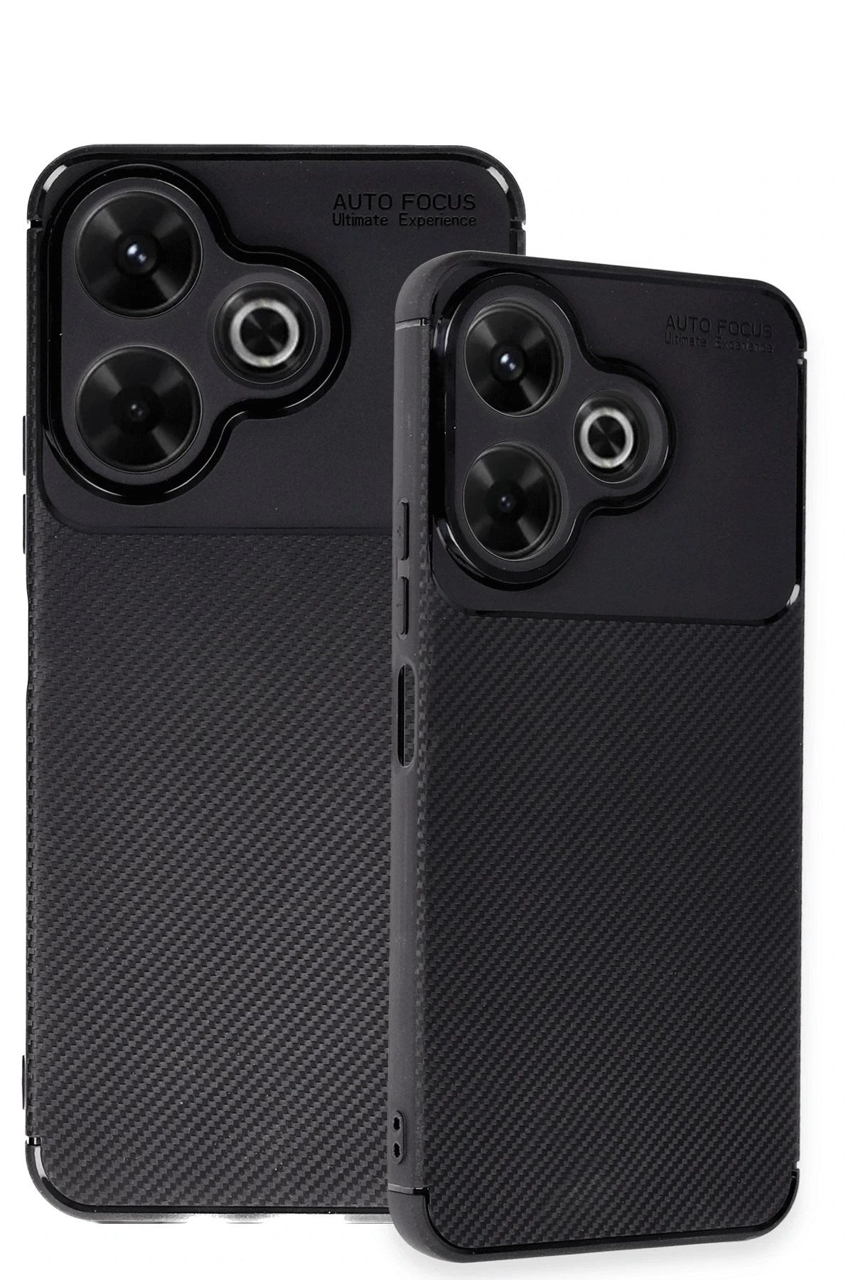 Mey İthalat® Redmi 13 4G Kılıf Auto Focus Karbon Kapak - Siyah