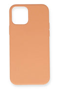 Mey İthalat® iPhone 12 Pro Max Kılıf Nano içi Kadife Silikon - Turuncu