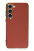 Mey İthalat® Samsung Galaxy S23 Kılıf Volet Silikon - Kırmızı