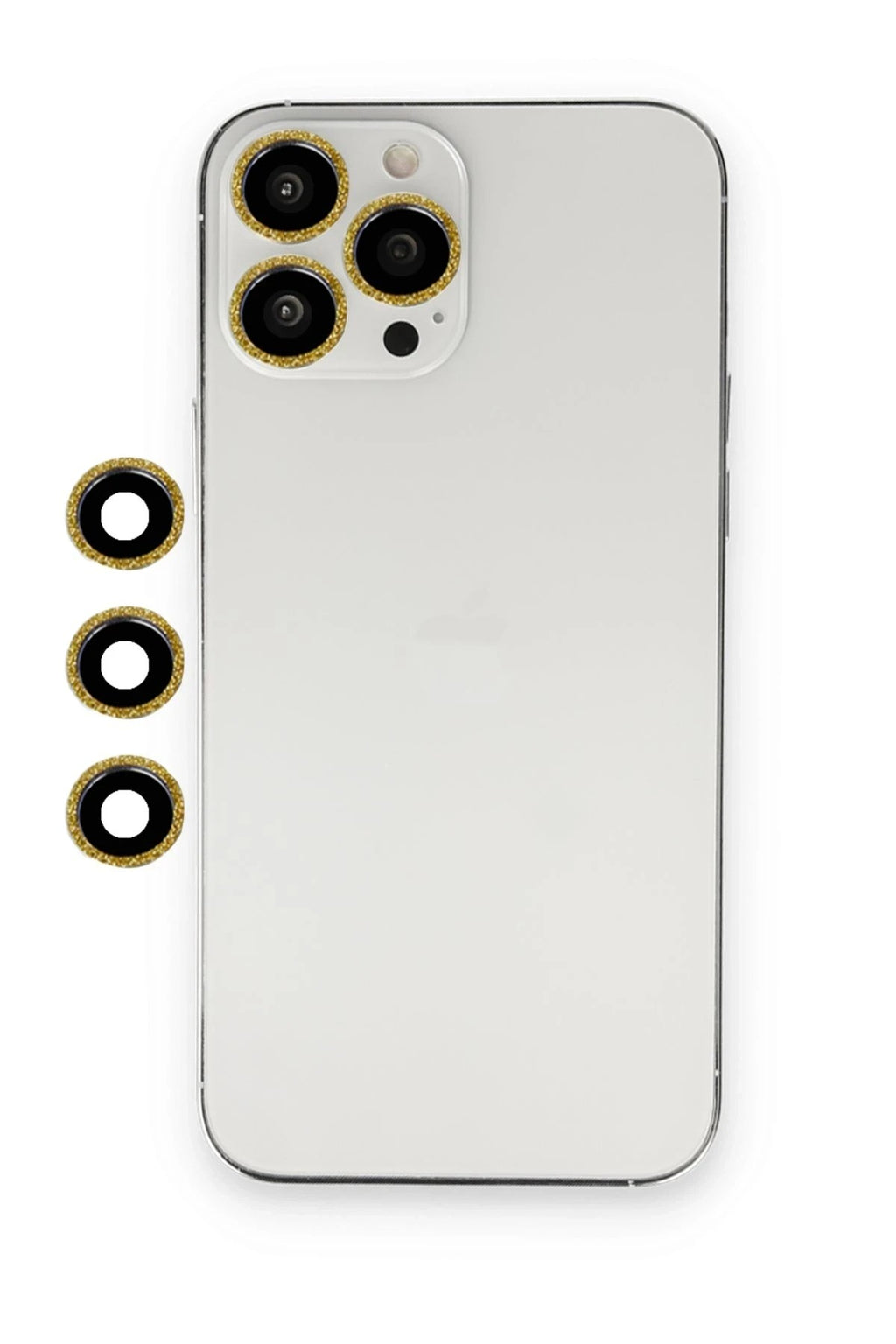 Mey İthalat® iPhone 12 Pro Shine Kamera Lens - Gold