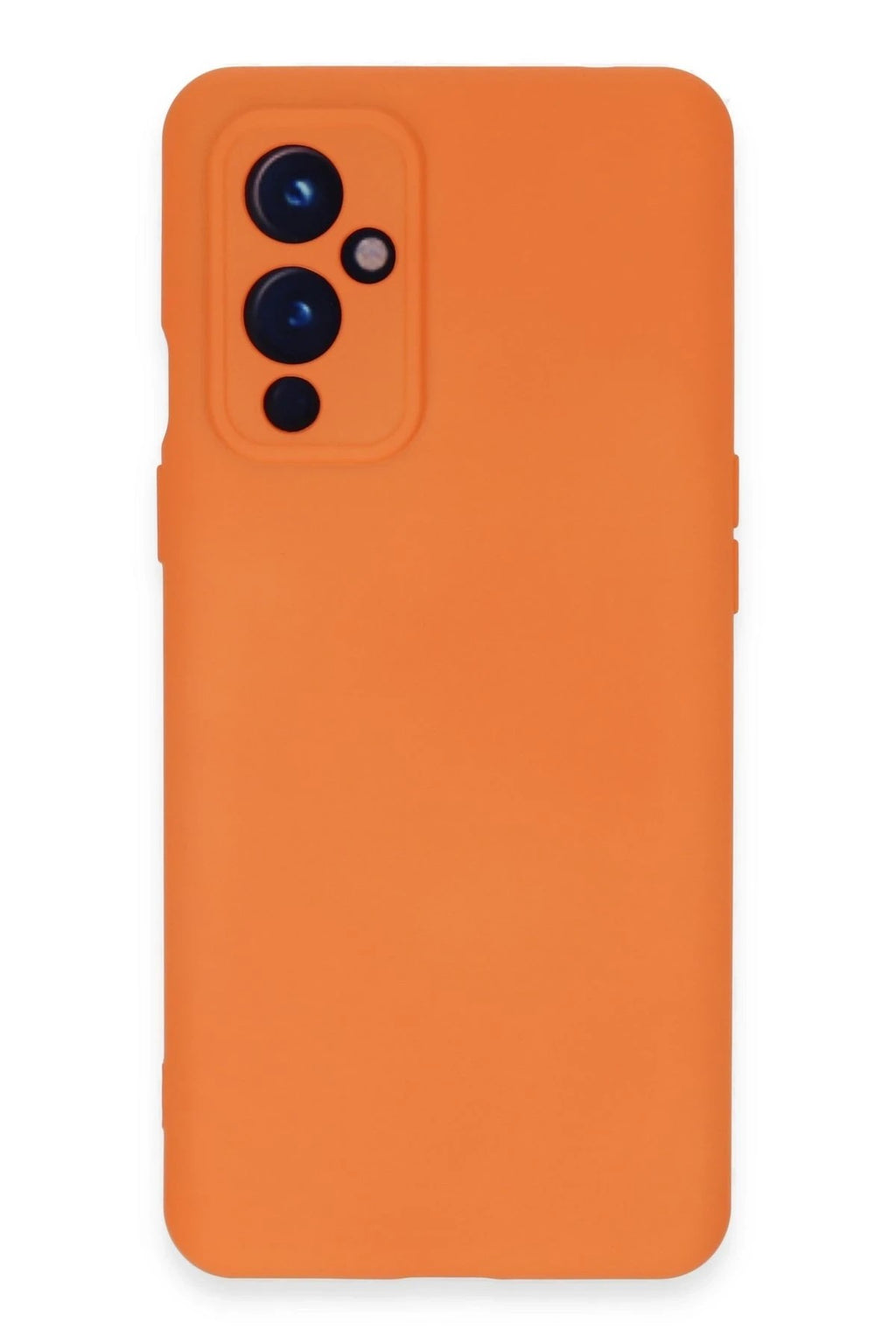 Mey İthalat® One Plus 9 Kılıf Nano içi Kadife Silikon - Turuncu