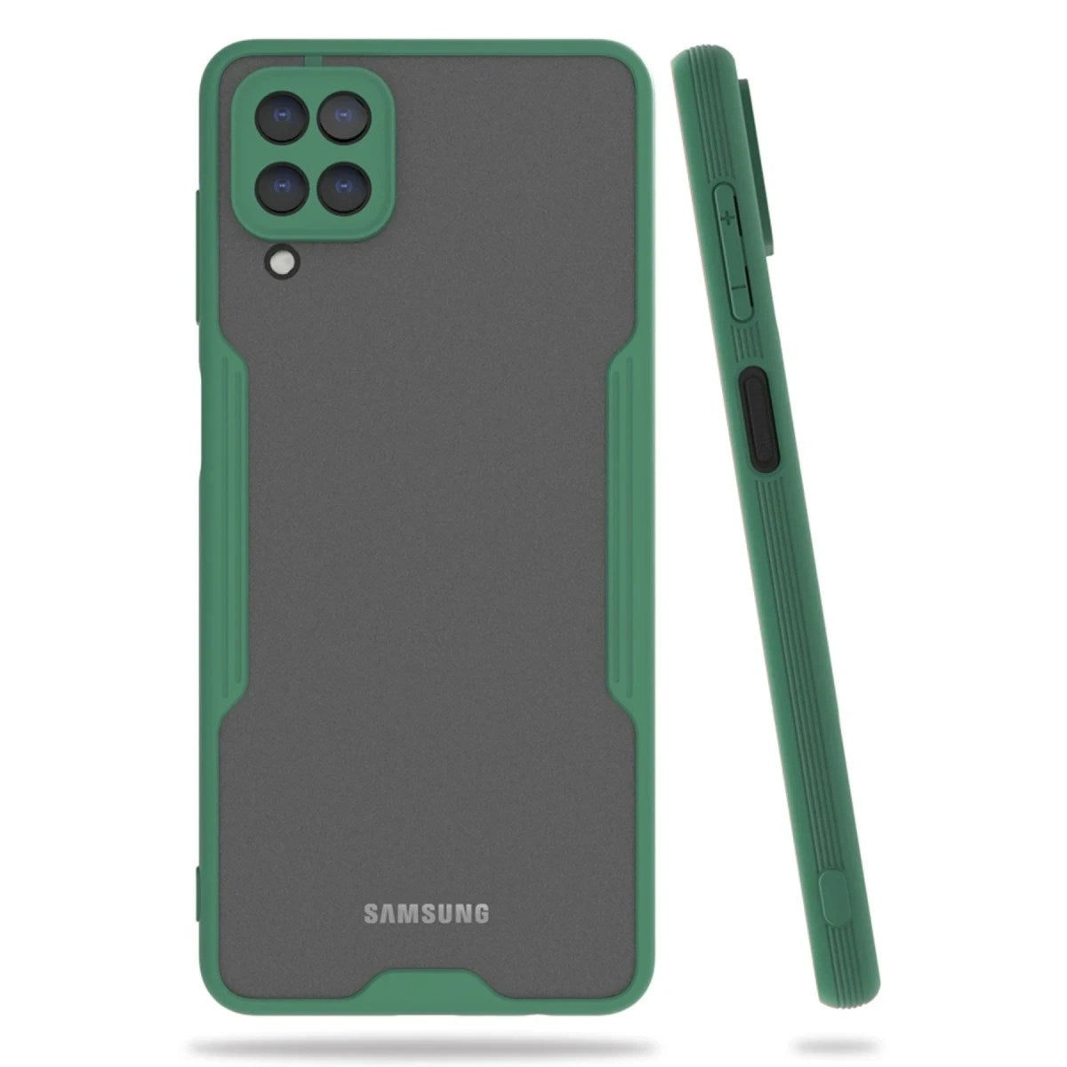 Mey İthalat® Samsung Galaxy A22 Kılıf Platin Silikon - Yeşil