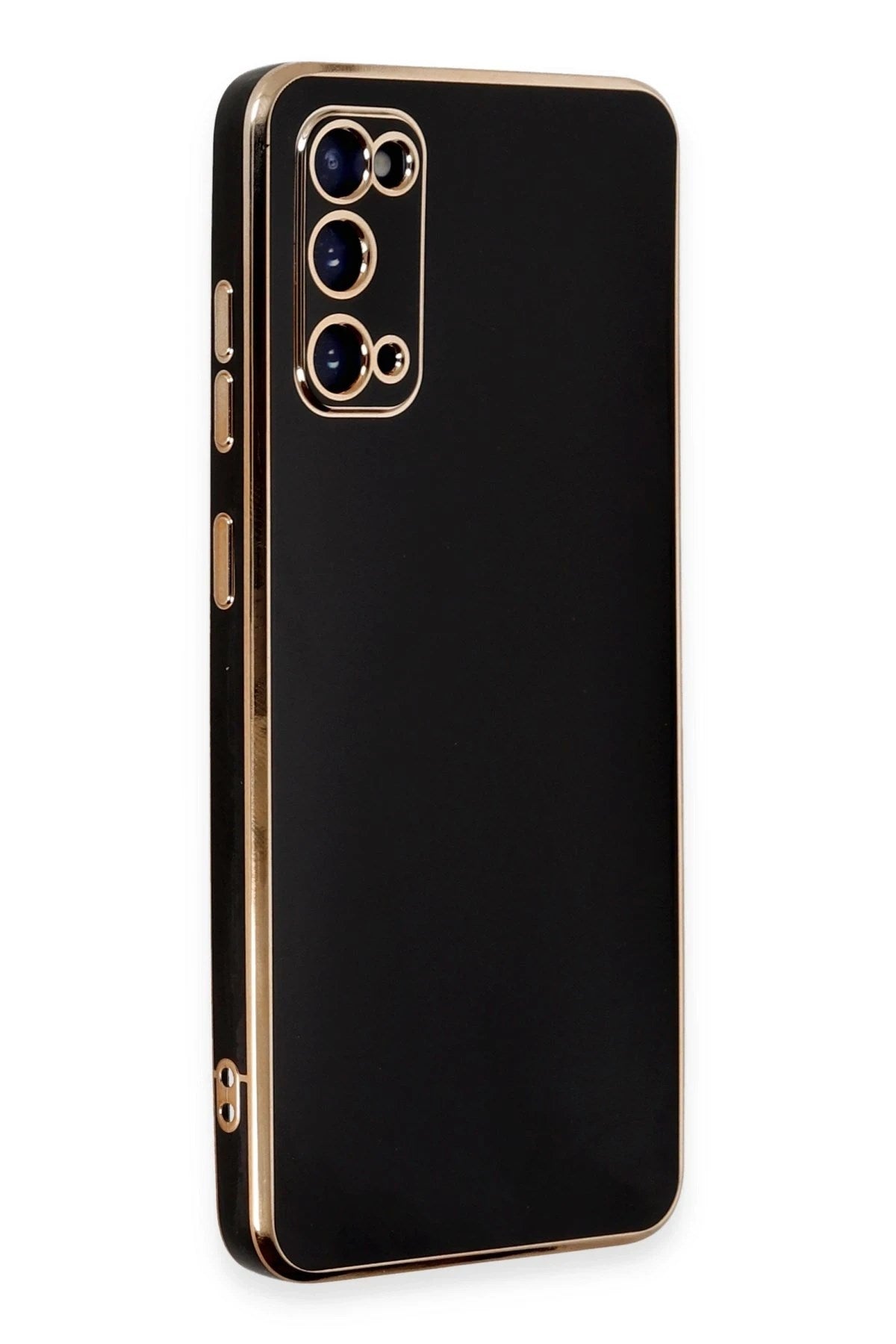 Mey İthalat® Samsung Galaxy S20 Kılıf Volet Silikon - Siyah