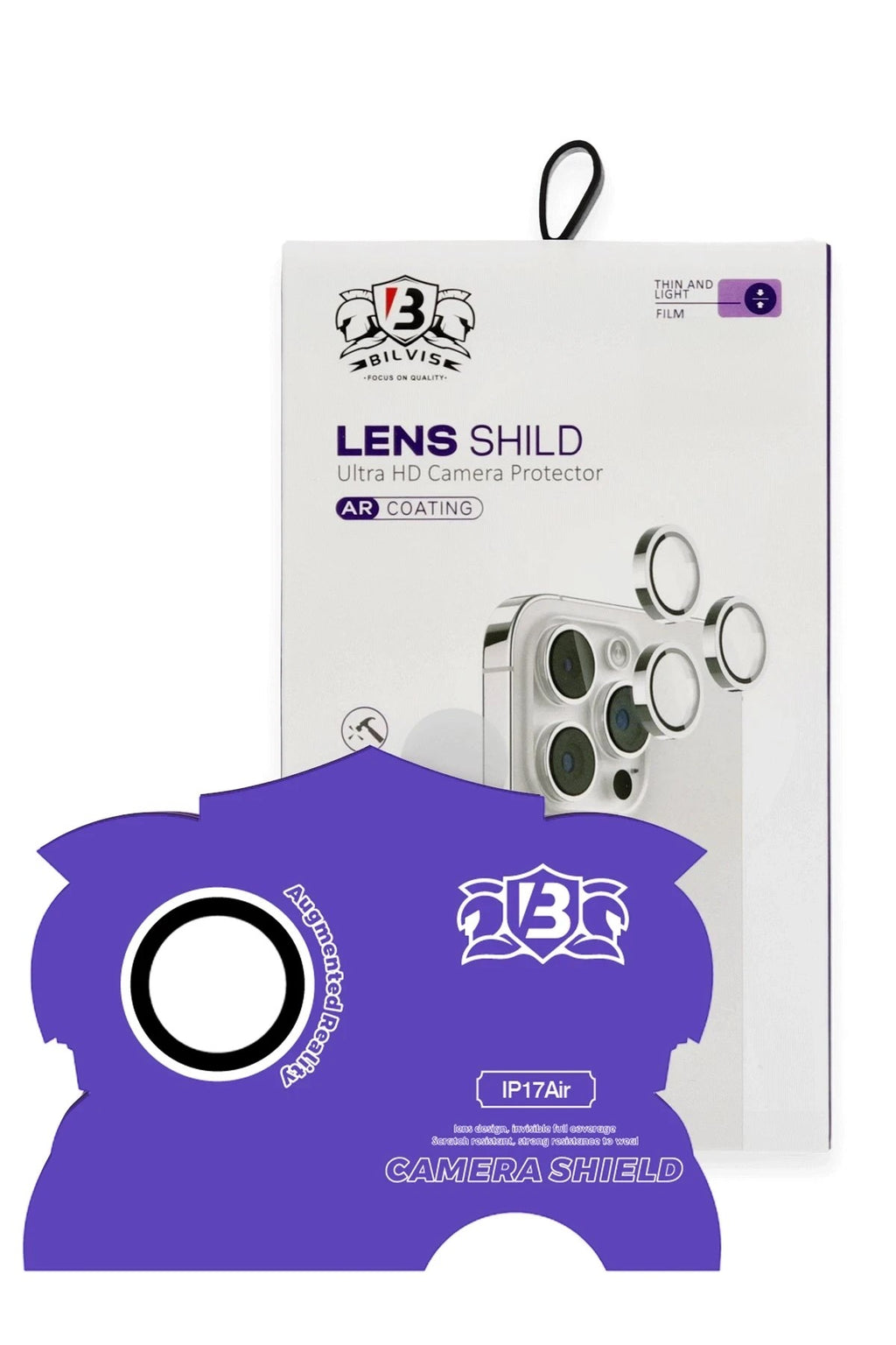 Mey İthalat® iPhone 17 Air Bilvis Titan Kamera Lens - Gümüş