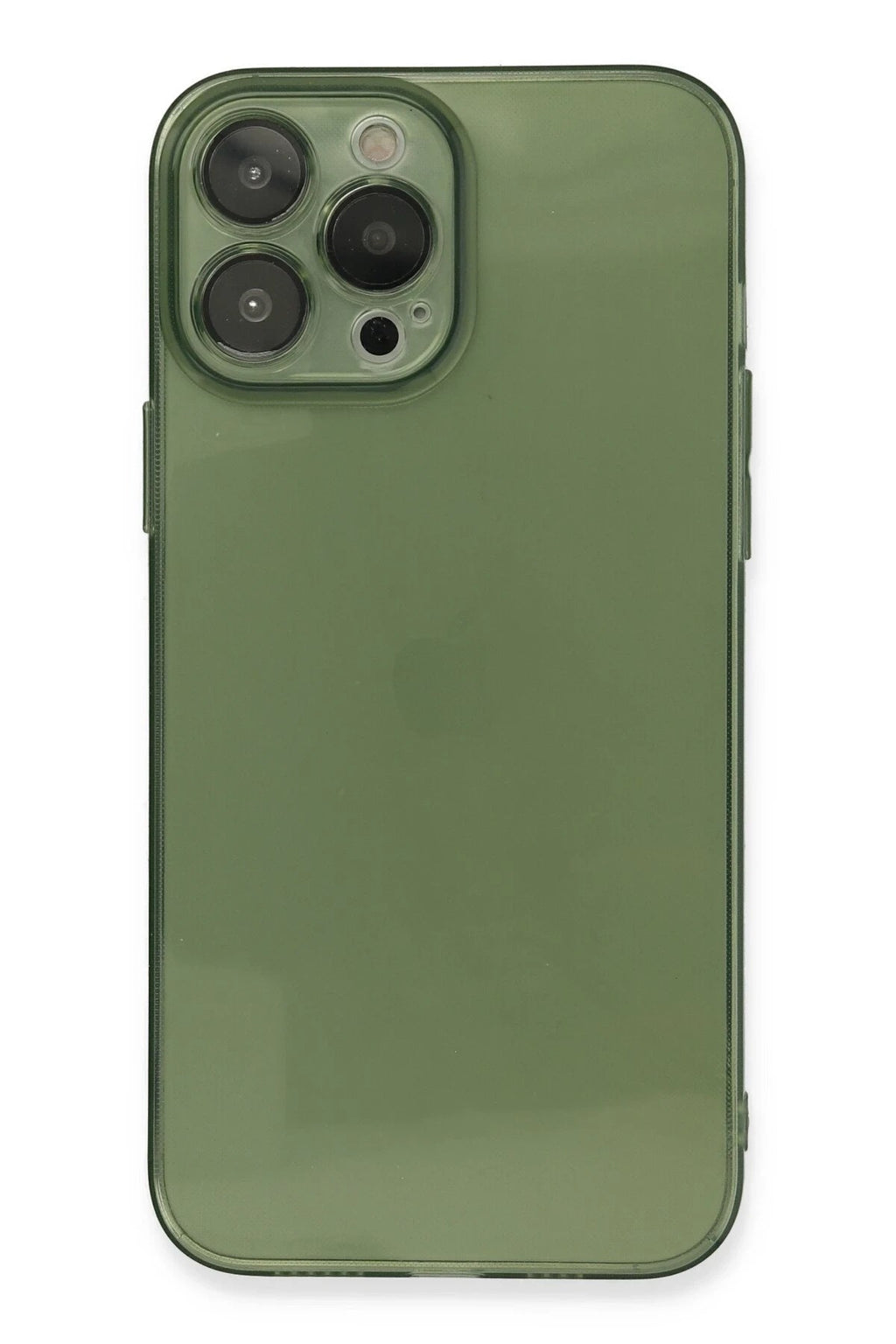Mey İthalat® iPhone 13 Pro Kılıf Fly Lens Silikon - Yeşil