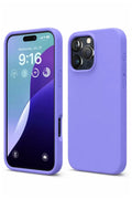 Mey İthalat® iPhone 16 Pro Max Kılıf Nano içi Kadife Silikon - Lila