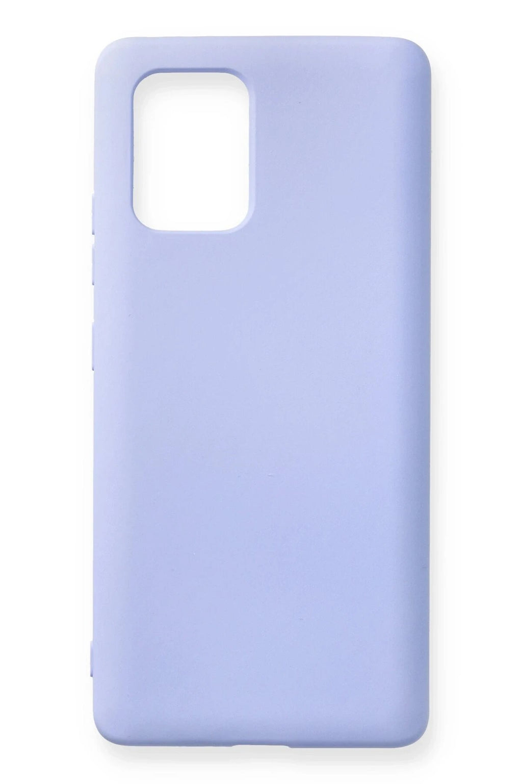 Mey İthalat® Samsung Galaxy A91 / S10 Lite Kılıf Nano içi Kadife Silikon - Lila