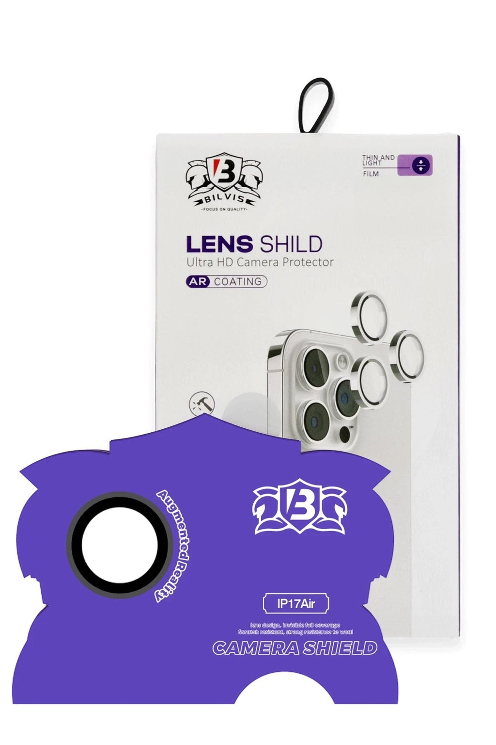 Mey İthalat® iPhone 17 Air Bilvis Titan Kamera Lens - Siyah