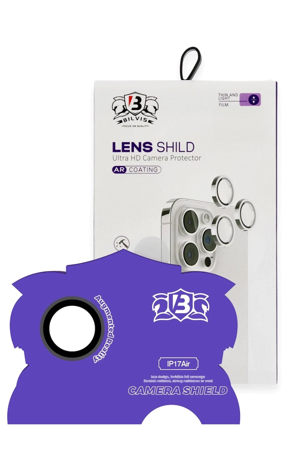 Mey İthalat® iPhone 17 Air Bilvis Titan Kamera Lens - Siyah