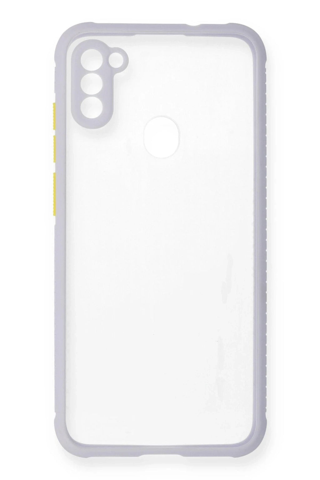 Mey İthalat® Samsung Galaxy A11 Kılıf Miami Şeffaf Silikon - Lila