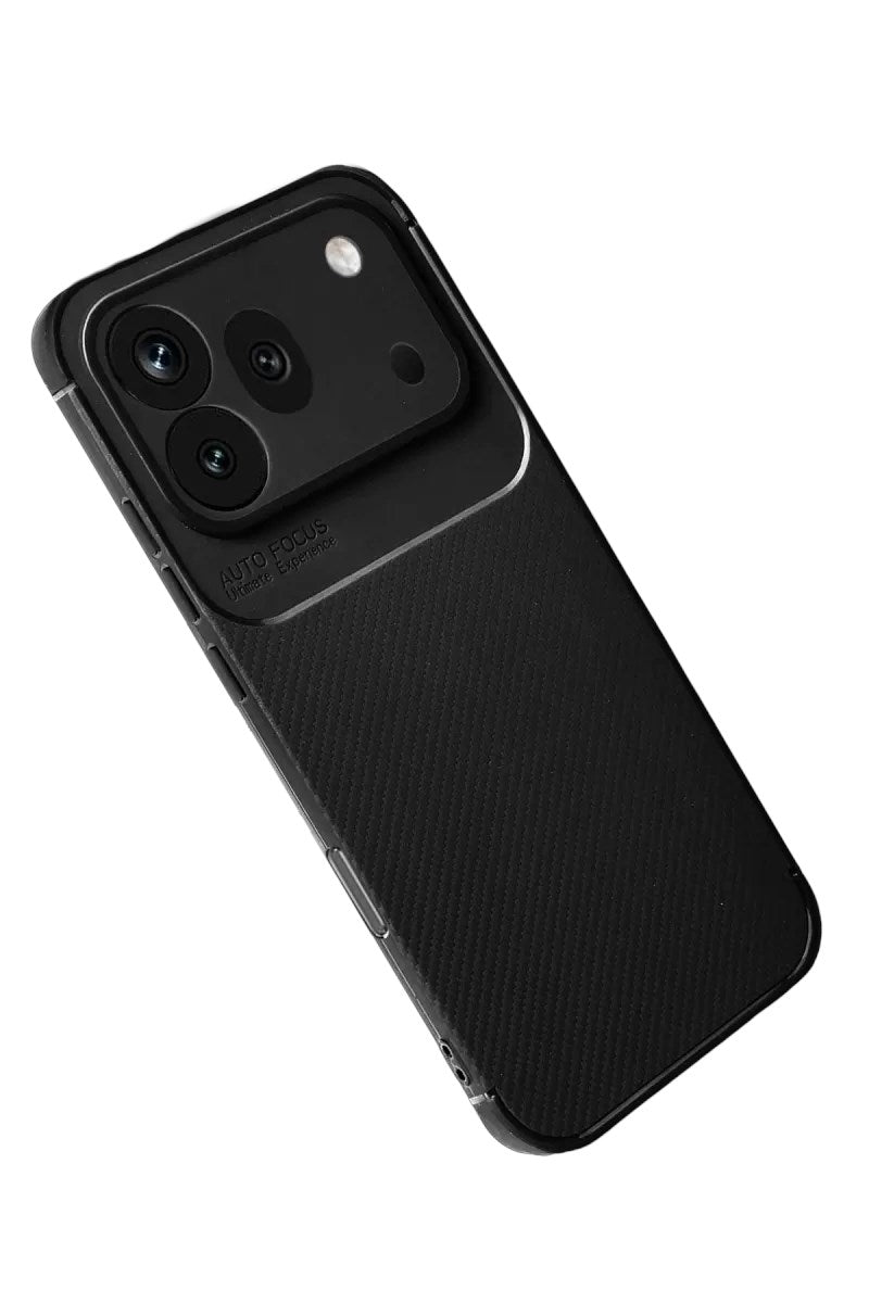 Mey İthalat® Huawei Honor 600 Pro Auto Focus Karbon Kapak - Siyah