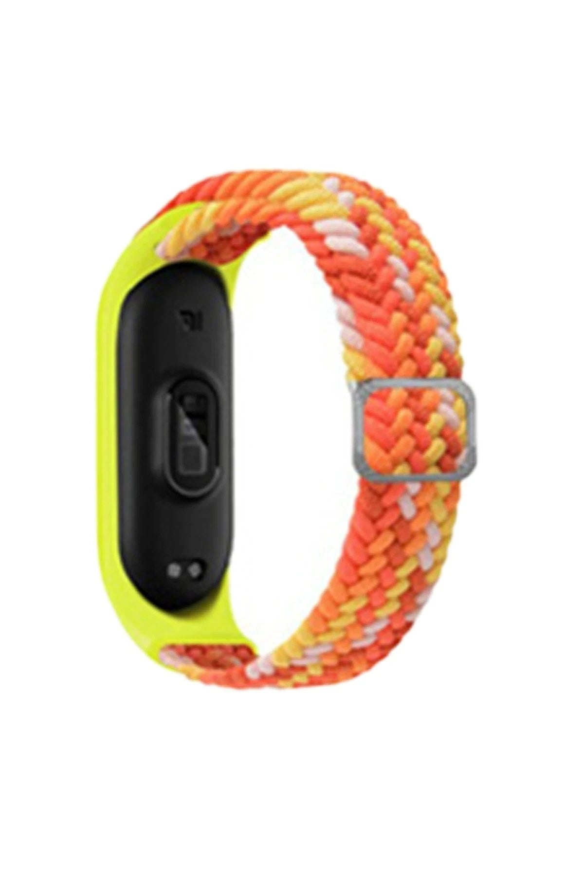 Mey İthalat® Mi Band 4 Star Kordon - Turuncu-Sarı